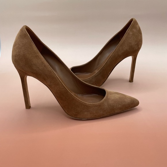 Manolo Blahnik BB 105 mm Suede Pumps with dust bag, size 36. - Picture 4 of 6